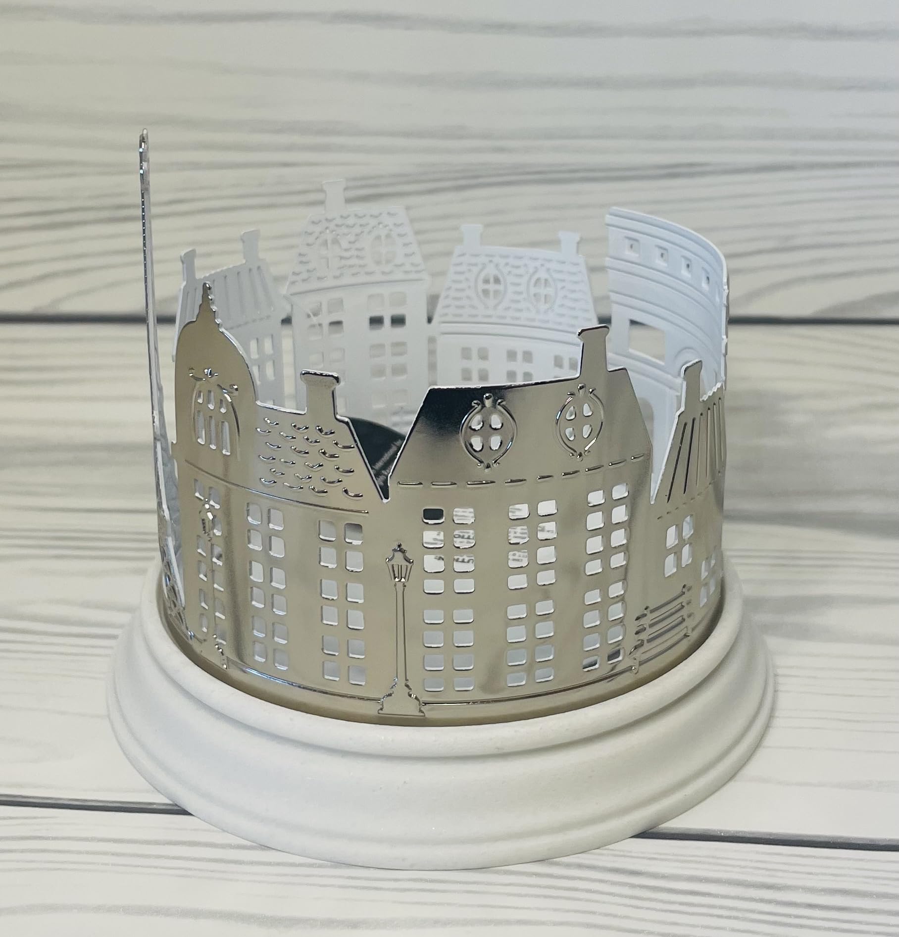 Amazon.com: Bath and Body Works Silver Paris Cityscape 3-Wick